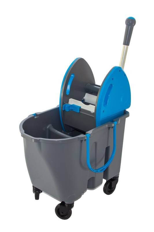 Balde Due 30 litros com espremedor azul - Tonk