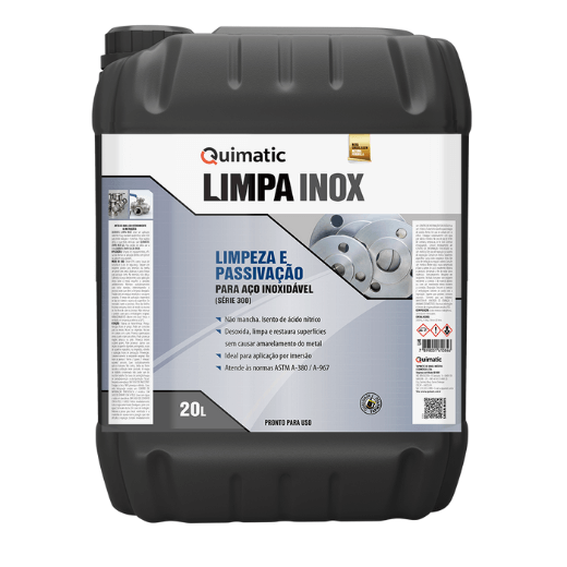 Limpa-Inox Tratador de Superfície - 20 Litros - Tapmatic