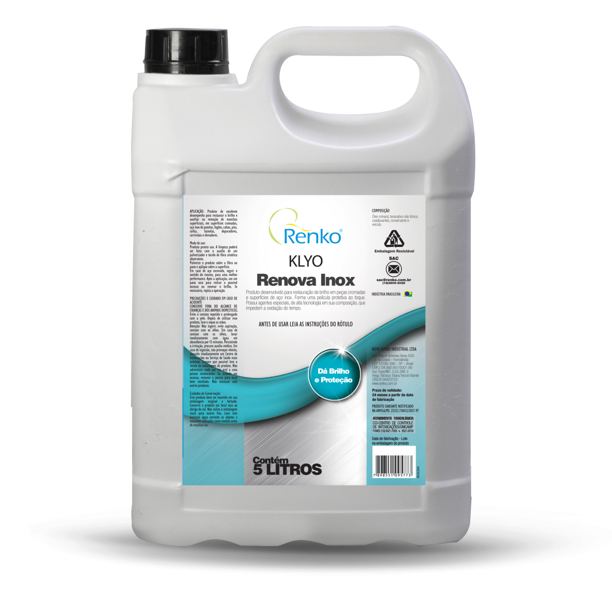 Klyo Renova Inox 5 Litros - Renko