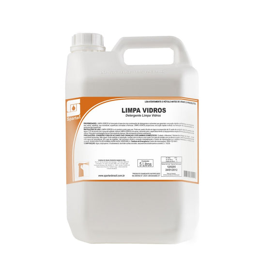Limpa Vidros Limpeza Geral - 5 Litros - Spartan