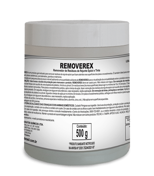 Removerex - Removedor de Resíduos de Tintas, Pichações, Epóxi, etc - 500g - Spartan